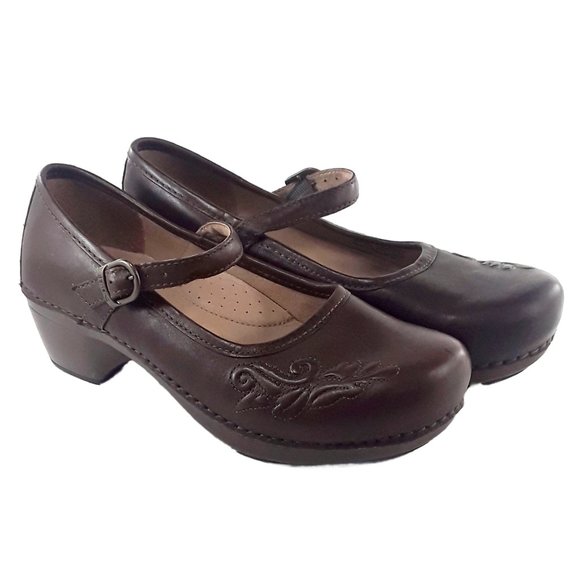 Dansko Shoes - Dansko Brown Leather Mary Janes- Womens Sz 8.5